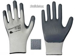 Nylon-Feinstrick-Handschuh mit Nitril-Schaum-Beschichtung