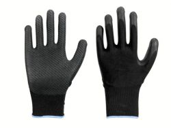 Feinstrick Ribbed-Grip schwarz