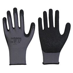 Nylon-Feinstrick-Handschuh mit Latex-Beschichtung