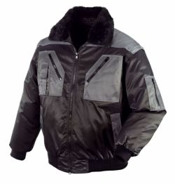 Pilotjacke OSLO / texxor / schwarz-anthrazit