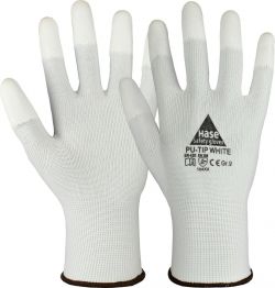 Montagehandschuh PU TIP White / HaseSafety / 509515