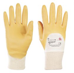 Handschuhe Monsun 106, Nitril, Strickbund, teilbeschichtet