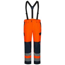 BJARKI Warnschutz-Bundhose / orange-marine / Gr. S-XXXL