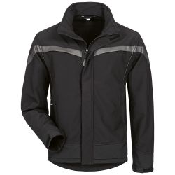 PRIAMOS Softshell-Jacke elysee / schwarz / Gre S-XXXXL