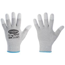 ESD YUMEN STRONGHAND Handschuhe grau/wei