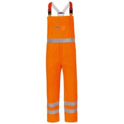 PLATANE Warn- und Schnittschutz-Latzhose orange