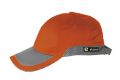 Cap ROMAN orange/grau