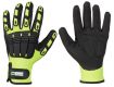 Handschuhe RESISTANT ELYSEE / gelb-schwarz / Nitril