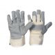 Vinyl-Handschuh / verstrkt / Gre 10 / grau/wei / Innenhand gefttert / Stulpe
