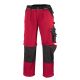 Canvas-Bundhose 320g/m2 / TOBAGO / texxor / rot-schwarz