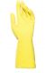 Handschuhe  ALTO 258, Latex, Gerade Stulpe, Profil, 32cm - gelb