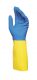 Handschuhe ALTO 405, Latex/Neopren, Gerade Stulpe, Profil, 33cm - blau/gelb