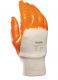 Handschuhe TITAN 833, Nitril, Strickbund, teilbeschichtet, 24-31cm, orange