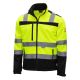 NITRAS MOTION TEX VIZ Warnschutz-Softshelljacke 7171 Gelb