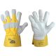 RADLADER STRONGHAND Handschuhe natur/gelb Gr. 10.5