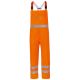 PLATANE Warn- und Schnittschutz-Latzhose orange